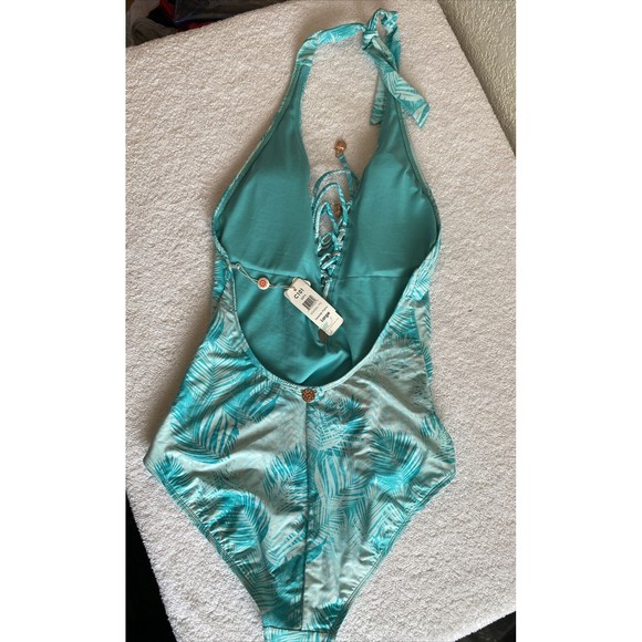 Swim Systems Women's Scandal Deep Plunge One Piece Swimsuit, Size L NWT - Picture 4 of 5